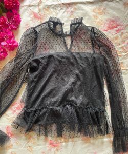 River Island Mesh Top