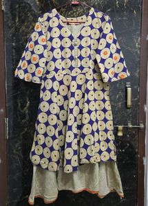 Cotton Flared Sleev Kurta
