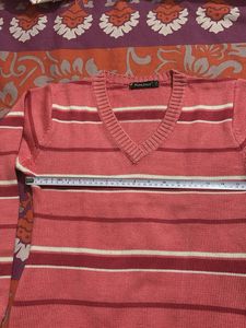 Pink Striped Montrex Vest