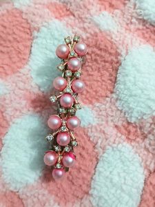 Pink Pearl Hair Clip