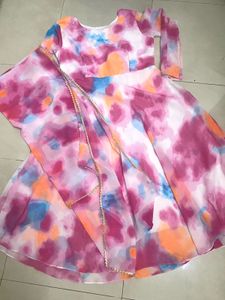 Anarkali Kurti With Dupatta(L)