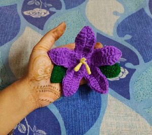 crochet hair accessories 🎀