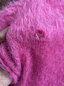 Pink Fuzzy Warm Super Soft Dress