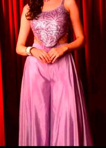Crop Top Plazzo And Duppata