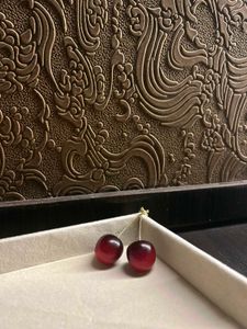 Cherry Drop Earrings