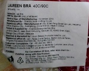 Avon Fashion Lauren Bra.