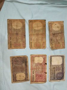 Vintage Two Rupee Notes - Rare Collection