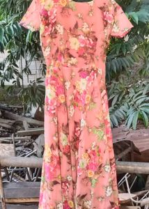 Floral Print Maxi Dress