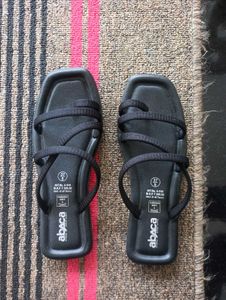 Abaca Black Flipflops