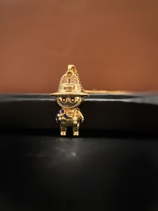 18k Gold Labubu Doll Nacklace