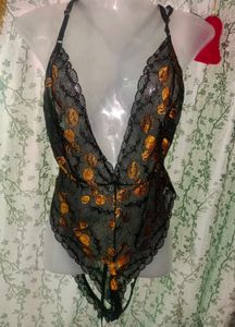 1xl pumpkin bodysuit , Halloween lingerie