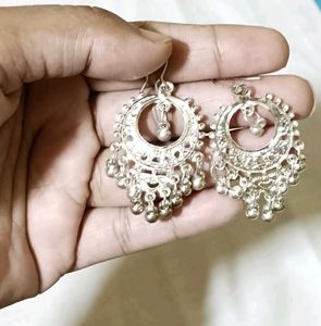 Pair Of 2: Hoop &amp; Jhumka Earrings