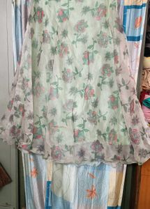 Organza Skirt With Blouse