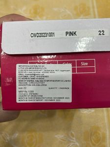 Cute Pink Baby Girl Shoes
