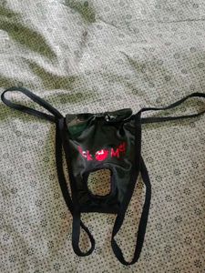 men&#39;s unique sexy Lick Me Thong