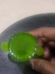 Green Resin Cactus Figurine