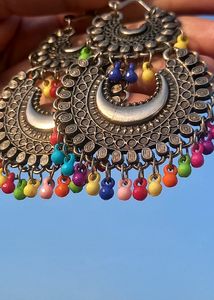 Oxidised Earrings 💙💯