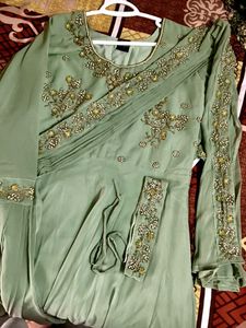 🫒🫒very elegant grapes colour festive gown