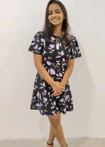 Floral Print Mini Dress