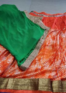 Cotton Long Skirt
