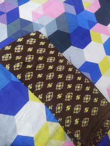Brown Printed Dupatta