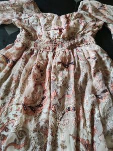 Elegant Floral Print Dress
