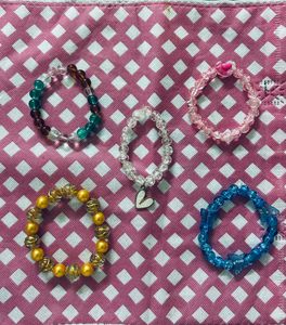 Set Of 5 Beaded Bracelets