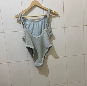 Ribbed One Piece Bodysuit