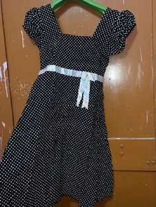 Polka Dot Fit &amp; Flare Dress