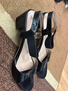 Black Slingback Heels