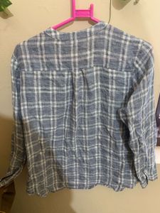 Loft Plaid Blouse