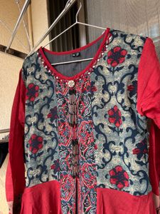 Flared anarkali kurta