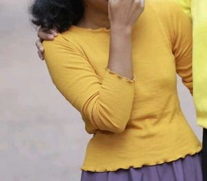 Yellow Long Sleeve Top