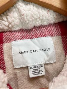 Imported Original Cozy American Eagle Red Shirt A