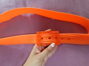 Neon Orange Adjustable Belt