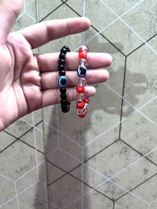 Evil Eye Beaded Bracelet Set