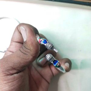 Pure Silver Treditional Openable Kada 1 Pair