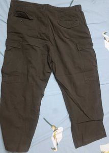 Thomas scott Men's Brown Cargo Pants 6 pocket