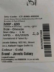 Jewels Galaxy Bangles Set