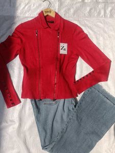 Pinterest Double Zipper Sweater