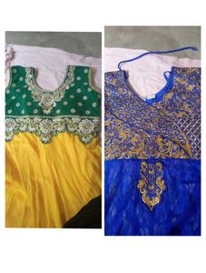 Elegant Ethnic Gown - Set of 2