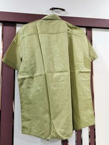 Half Sleeved Green Shirt