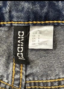 H&amp;M Wide Leg High Waist Denim Jeans