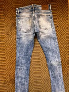 Distressed Acid Wash Jeans Max