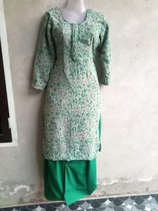 Green Multicolor Suit