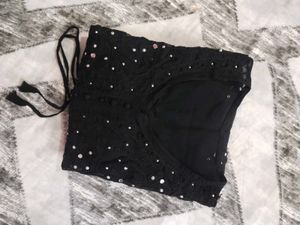 Black Embroidered Kurta