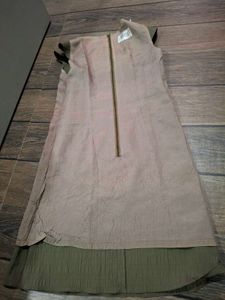 Olive Green Shift Dress