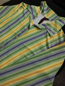 Striped Long Sleeve Button-Up Shirt🍡