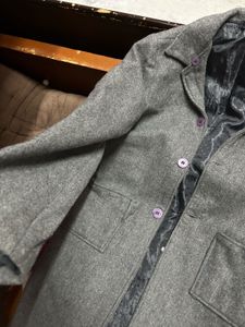 Elegant Grey Trench Coat