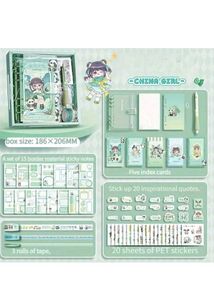 Kawaii Stationery Set - Planner, Pen, &amp; Washi Tape
